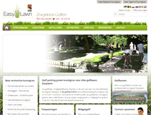 Tablet Screenshot of golfputtinggreens.nl